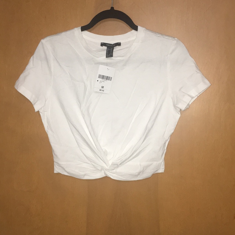White crop top from forever 21